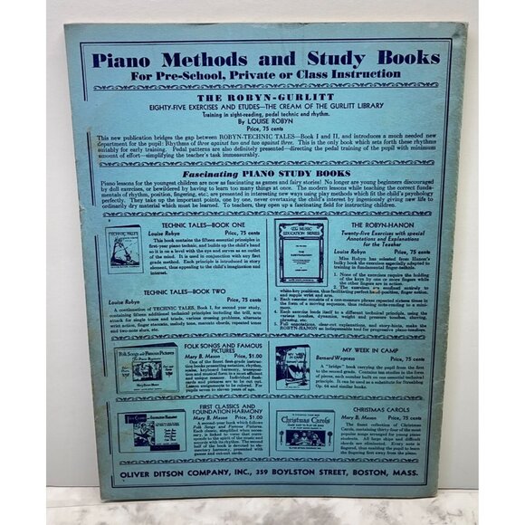 The Robyn-Gurlitt Piano 85 Etudes to Develop Sight Reading and Pedal Technic - Picture 5 of 12